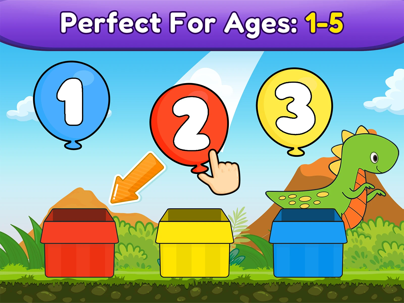Balloon Pop Kids Learning Game screenshot