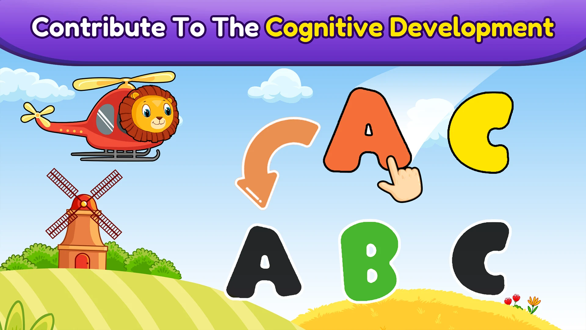 Balloon Pop Kids Learning Game screenshot