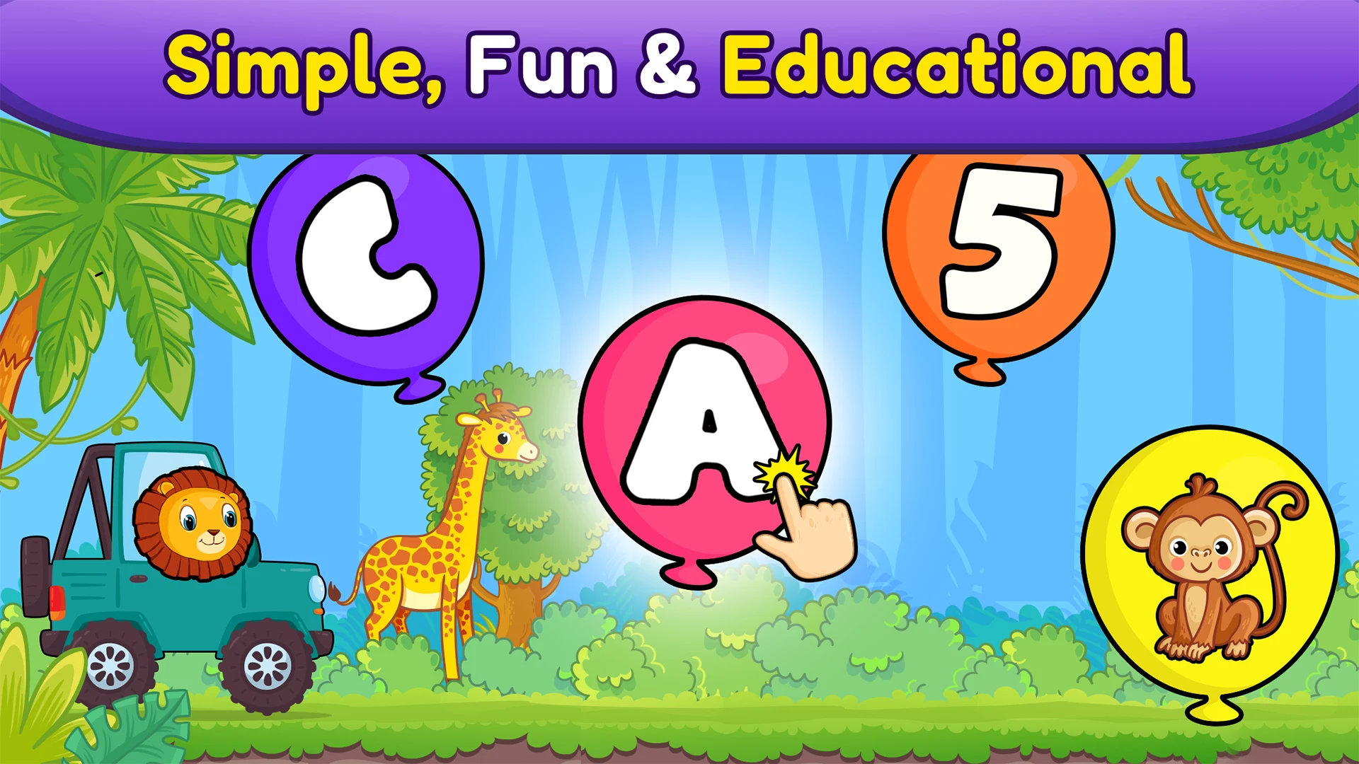 Balloon Pop Kids Learning Game screenshot